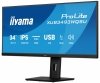 IIYAMA Monitor ProLite 34 cale XUB3493WQSU-B6 IPS,UWQHD,DP,2xHDMI,HAS,21:9,400cd,   120Hz,1000:1,1ms, USB HUBx4, 2x5W,